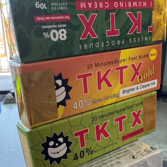 Deep Numbing Cream - You Get all 3 variety TKTX - Picture 2 of 2